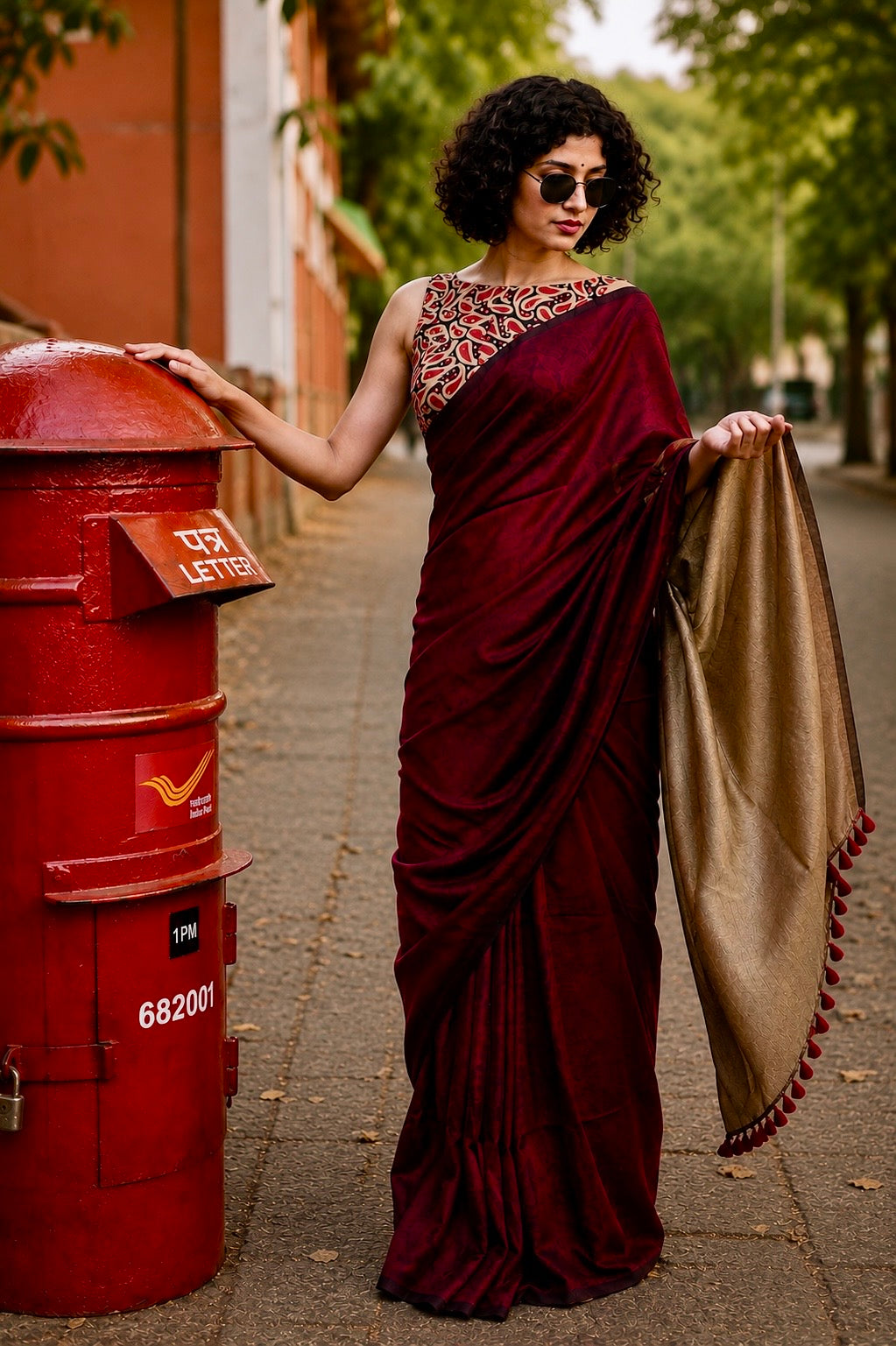 Raanga Mejaaj - Premium Khadi Saree