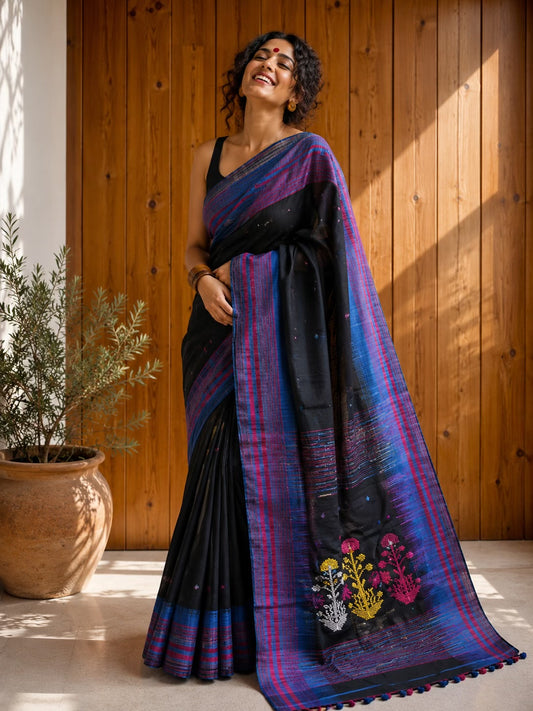 Rongraatri - Handwoven Cotton Jamdani