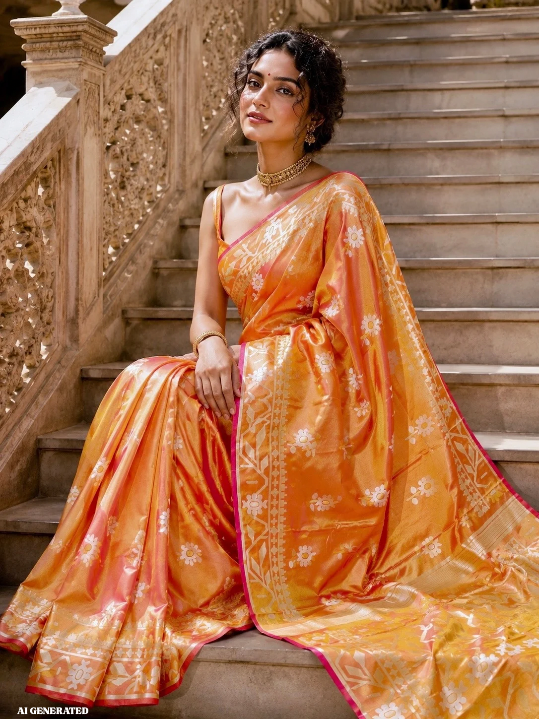 Komolika - Premium Katan Silk Saree